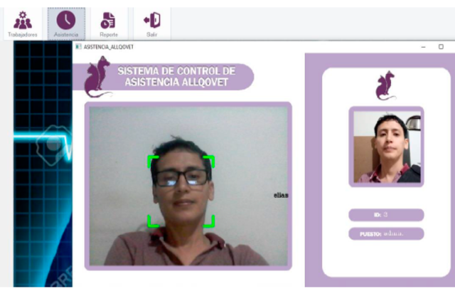 Sistema de control de asistencia con reconocimiento facial IA